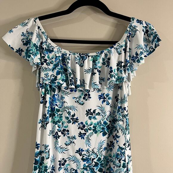 Tommy Bahama Floral Isles Over The Shoulder Dress size XS - Picture 3 of 4